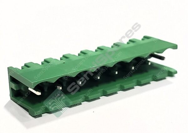 1758076 | SIDE) 0.200" (5.08MM) VERTICAL THROUGH HOLE SOLDER THROUGH HOLE GREEN - Image 2