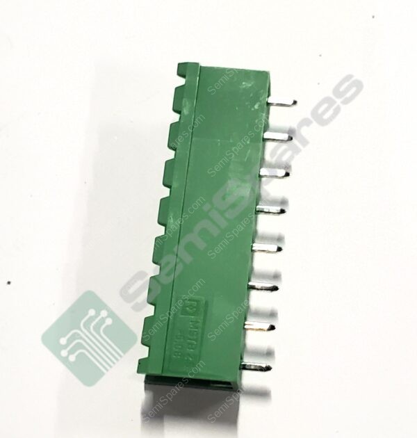 1758076 | SIDE) 0.200" (5.08MM) VERTICAL THROUGH HOLE SOLDER THROUGH HOLE GREEN - Image 3