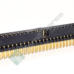 ZLTMM-125-65-G-D-278 | HEADER HOUSING SHROUDED VARIABLE STACK HEIGHT TERMINAL STRIP 50 POSITION SOLDER MALE PIN GOLD 2 ROWTHROUGH HOLE
