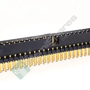 ZLTMM-125-65-G-D-278 | HEADER HOUSING SHROUDED VARIABLE STACK HEIGHT TERMINAL STRIP 50 POSITION SOLDER MALE PIN GOLD 2 ROWTHROUGH HOLE