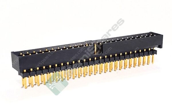 ZLTMM-125-65-G-D-278 | HEADER HOUSING SHROUDED VARIABLE STACK HEIGHT TERMINAL STRIP 50 POSITION SOLDER MALE PIN GOLD 2 ROWTHROUGH HOLE