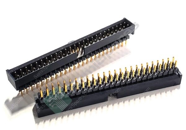 ZLTMM-125-65-G-D-278 | HEADER HOUSING SHROUDED VARIABLE STACK HEIGHT TERMINAL STRIP 50 POSITION SOLDER MALE PIN GOLD 2 ROWTHROUGH HOLE - Image 4