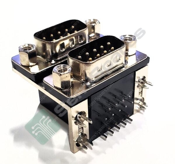 189-009-613R571 | OF 2 PANEL MOUNT THROUGH HOLE RIGHT ANGLE FEMALE SCREWLOCK 5A BOARD LOCK