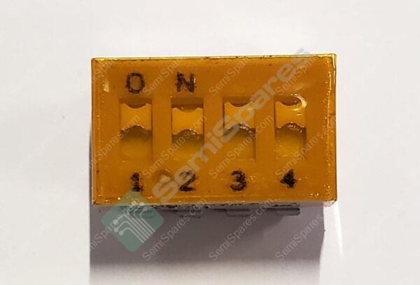 90HBJ04PT | DIP SWITCH SPST 4 POSITION SURFACE MOUNT SLIDE (STANDARD) ACTUATOR 25MA 24VDCFLUSHED RECESSED J LEAD TAPE SEAL - Image 3