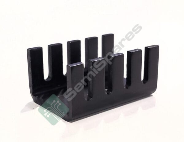 577102B00000 | HEAT SINK TO-220 ALUMINUM 3.0W @ 80°C BOARD LEVEL BOLT ON RECTANGULAR FINS BLACK ANODIZED - Image 2