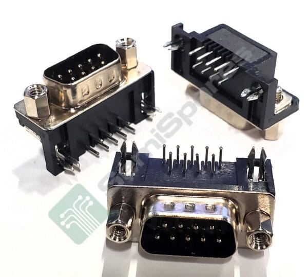 3170-09MAF1 | CONNECTOR PCB MOUNT 9 PIN D-SUB MALE RIGHT ANGLE - Image 5