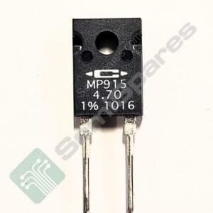 MP915-4.70-1% | 4.70 OHMS +_1% 15W THROUGH HOLE RESISTOR TO-126-2 MOISTURE RESISTANT NON INDUCTIVE THICK FILM