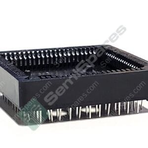 ED084PLCZ | 84 (2x42) POS PLCC SOCKET TIN THROUGH HOLE CLOSED FRAME SOLDER 1A BLACK