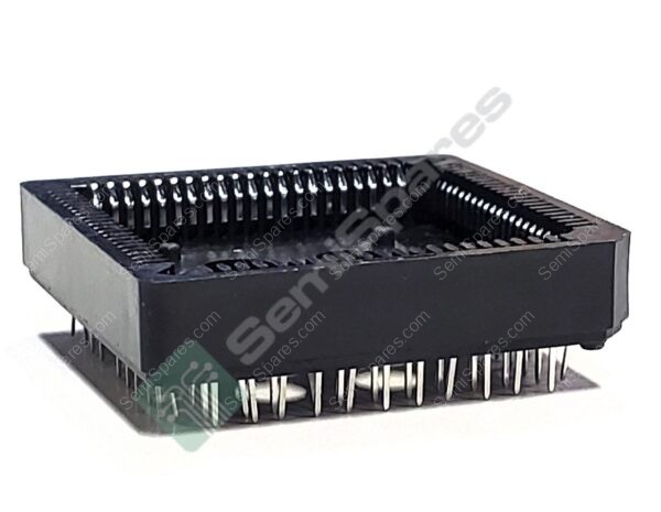 ED084PLCZ | 84 (2x42) POS PLCC SOCKET TIN THROUGH HOLE CLOSED FRAME SOLDER 1A BLACK