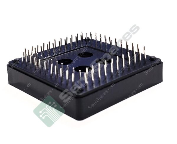 ED084PLCZ | 84 (2x42) POS PLCC SOCKET TIN THROUGH HOLE CLOSED FRAME SOLDER 1A BLACK - Image 2