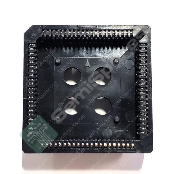 ED084PLCZ | 84 (2x42) POS PLCC SOCKET TIN THROUGH HOLE CLOSED FRAME SOLDER 1A BLACK - Image 3