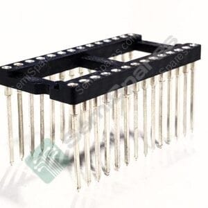 123-43-628-41-001000 | 28 (2x14) POS DIP 0.6'' ROW SPACING SOCKET GOLD THROUGH HOLE OPEN FRAME WIRE WRAP 3A