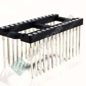 123-43-628-41-001000 | 28 (2x14) POS DIP 0.6'' ROW SPACING SOCKET GOLD THROUGH HOLE OPEN FRAME WIRE WRAP 3A