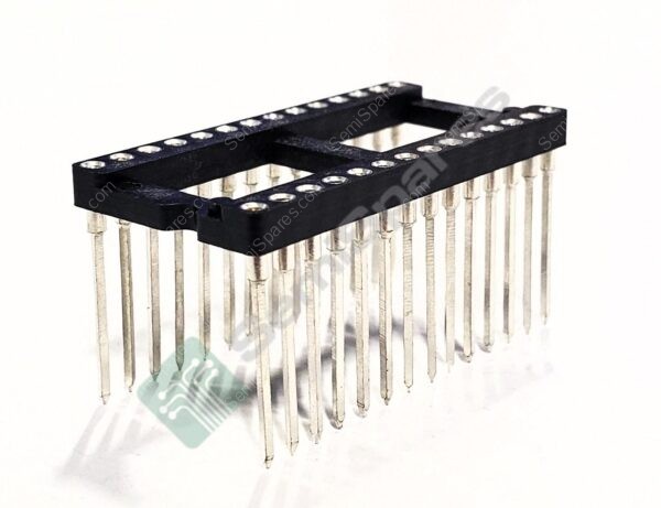 123-43-628-41-001000 | 28 (2x14) POS DIP 0.6'' ROW SPACING SOCKET GOLD THROUGH HOLE OPEN FRAME WIRE WRAP 3A
