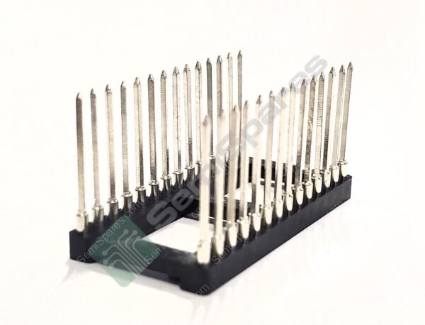 123-43-628-41-001000 | 28 (2x14) POS DIP 0.6'' ROW SPACING SOCKET GOLD THROUGH HOLE OPEN FRAME WIRE WRAP 3A - Image 2