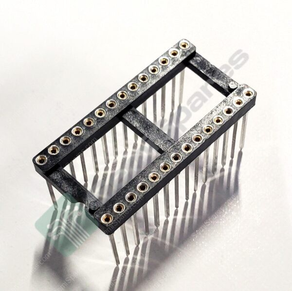 123-43-628-41-001000 | 28 (2x14) POS DIP 0.6'' ROW SPACING SOCKET GOLD THROUGH HOLE OPEN FRAME WIRE WRAP 3A - Image 3