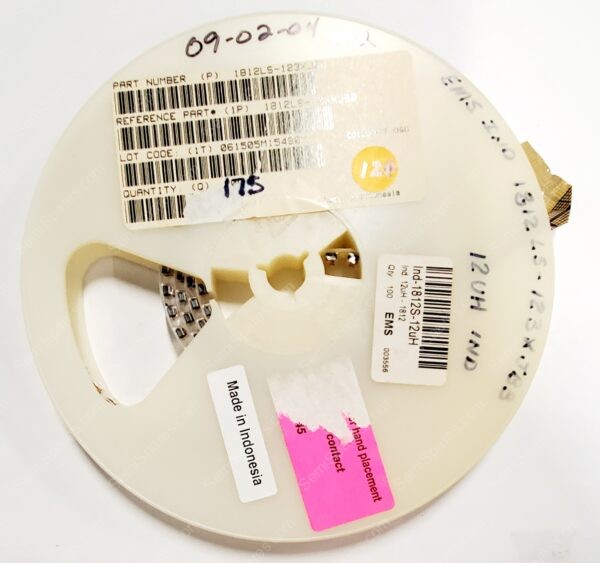 1812LS-123XJBB | 1 ELEMENT 12UH FERRITE CORE GENERAL PURPOSE INDUCTOR SMD - Image 4