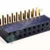 SSW-110-02-G-D-RA | RIGHT ANGLE GOLD FORKED BOARD TO BOARD OR CABLE SOLDER PUSH PULL