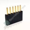 SSW-106-22-G-S | 6 POSITION RECEPTACLE CONNECTOR 0.100" THROUGH HOLE GOLD FORKED BOARD TO BOARD OR CABLE SOLDER PUSH PULL 4.7A PER CONTACT