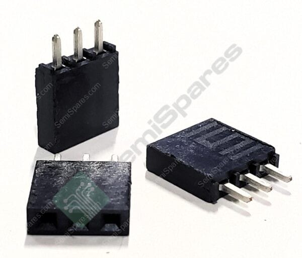 SSQ-103-01-L-S | 3 POSITION RECEPTACLE CONNECTOR 0.100" THROUGH HOLE GOLD FORKED BOARD TO BOARD OR CABLE PUSH PULL SOLDER 465VAC, 655VDC - Image 3