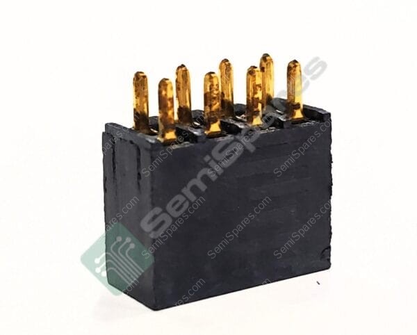 SSQ-104-01-G-D | 8 POSITION RECEPTACLE CONNECTOR 0.100" THROUGH HOLE GOLD FORKED BOARD TO BOARD OR CABLE SOLDER PUSH PULL 465VAC, 655VDC