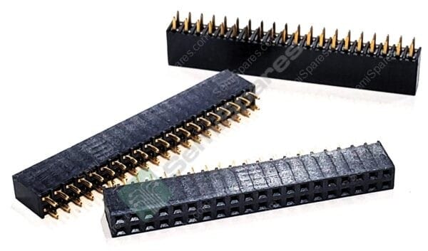 SSQ-120-01-G-D | 40 POSITION RECEPTACLE CONNECTOR 0.100" THROUGH HOLE GOLD FORKED BOARD TO BOARD OR CABLE SOLDER PUSH PULL 465VAC, 655VDC - Image 3