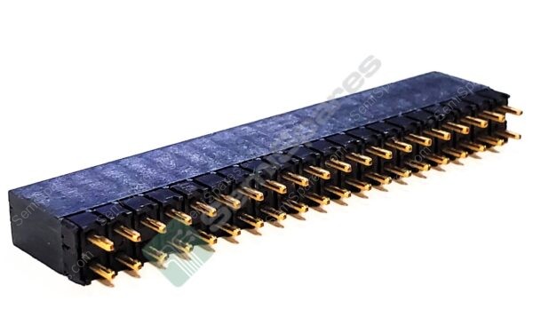 ESQ-120-12-G-D | 40 POSITION ELEVATED SOCKET CONNECTOR 0.100" THROUGH HOLE GOLD FORKED BOARD TO BOARD SOLDER PUSH PULL 5.7A PER CONTACT 550 VAC - Image 2