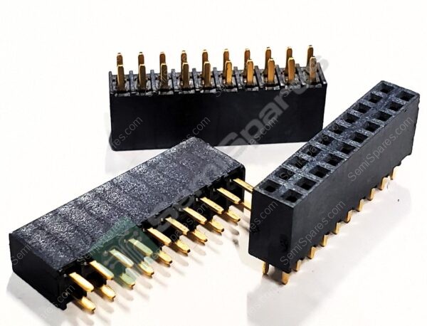 SSW-110-06-G-D | 20 POSITION RECEPTACLE CONNECTOR THROUGH HOLE GOLD FORKED BOARD TO BOARD OR CABLE PUSH PULL SOLDER 4.7A PER CONTACT - Image 3