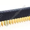 SSW-114-22-G-D | 28 POSITION RECEPTACLE CONNECTOR 0.100" THROUGH HOLE GOLD FORKED SOLDER PUSH PULL BOARD TO BOARD OR CABLE 4.7A PER CONTACT
