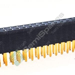 SSW-114-22-G-D | 28 POSITION RECEPTACLE CONNECTOR 0.100" THROUGH HOLE GOLD FORKED SOLDER PUSH PULL BOARD TO BOARD OR CABLE 4.7A PER CONTACT