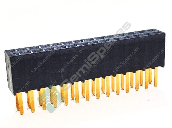 SSW-114-22-G-D | 28 POSITION RECEPTACLE CONNECTOR 0.100" THROUGH HOLE GOLD FORKED SOLDER PUSH PULL BOARD TO BOARD OR CABLE 4.7A PER CONTACT