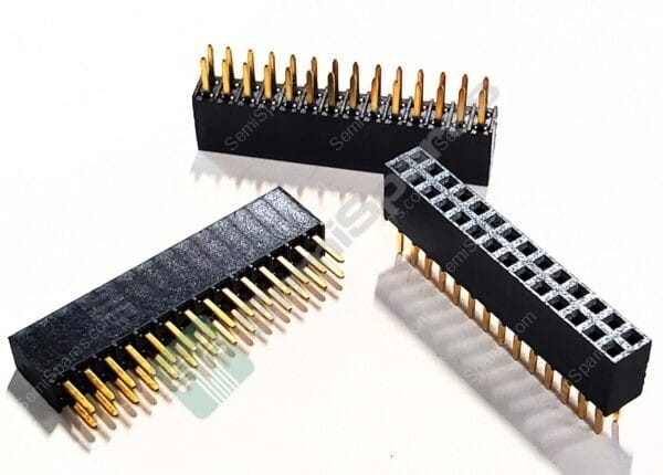 SSW-114-22-G-D | 28 POSITION RECEPTACLE CONNECTOR 0.100" THROUGH HOLE GOLD FORKED SOLDER PUSH PULL BOARD TO BOARD OR CABLE 4.7A PER CONTACT - Image 3