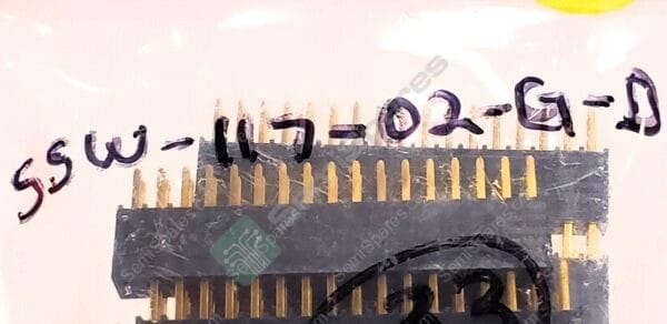 SSW-117-02-G-D | 37 POSITION RECEPTACLE CONNECTOR 0.100" THROUGH HOLE GOLD FORKED BOARD TO BOARD OR CABLE SOLDER PUSH 4.7A PER CONTACT - Image 4