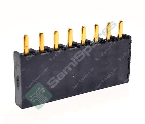 SSW-108-01-G-S | 8 POSITION RECEPTACLE CONNECTOR 0.100" THROUGH HOLE GOLD FORKED BOARD TO BOARD OR CABLE SOLDER PUSH PULL 4.7A PER CONTACT
