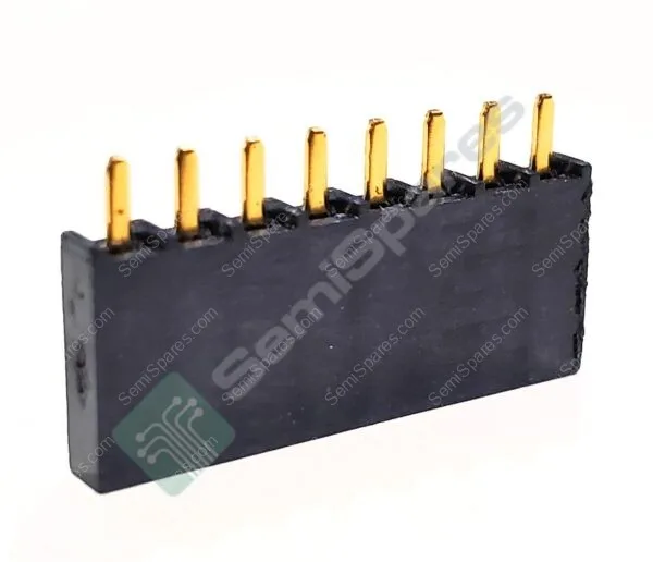 SSW-108-01-G-S | 8 POSITION RECEPTACLE CONNECTOR 0.100" THROUGH HOLE GOLD FORKED BOARD TO BOARD OR CABLE SOLDER PUSH PULL 4.7A PER CONTACT