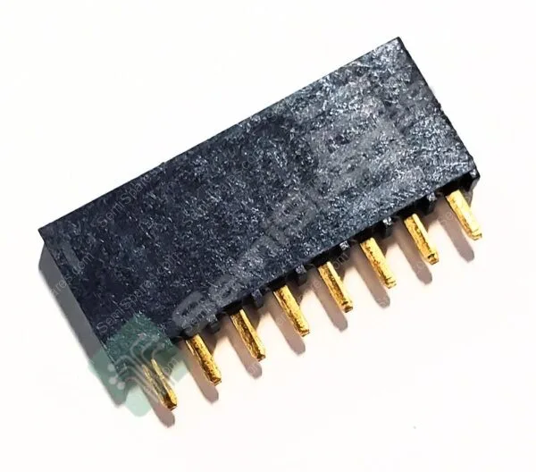 SSW-108-01-G-S | 8 POSITION RECEPTACLE CONNECTOR 0.100" THROUGH HOLE GOLD FORKED BOARD TO BOARD OR CABLE SOLDER PUSH PULL 4.7A PER CONTACT - Image 2
