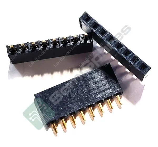 SSW-108-01-G-S | 8 POSITION RECEPTACLE CONNECTOR 0.100" THROUGH HOLE GOLD FORKED BOARD TO BOARD OR CABLE SOLDER PUSH PULL 4.7A PER CONTACT - Image 3
