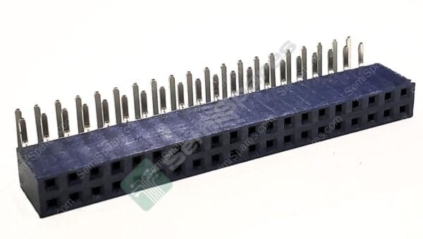 SSW-120-02-F-D-RA | 40 POSITION RECEPTACLE CONNECTOR 0.100" THROUGH HOLE RIGHT ANGLE FORKED BOARD TO BOARD OR CABLE SOLDER PUSH PULL 4.7A PER CONTACT - Image 2