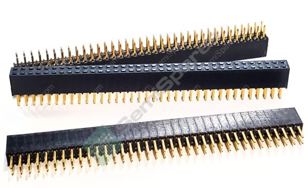SSQ-136-22-G-D | 72 POSITION RECEPTACLE CONNECTOR 0.100" THROUGH HOLE GOLD FORKED BOARD TO BOARD OR CABLE SOLDER PUSH PULL 465VAC 655VDC - Image 3