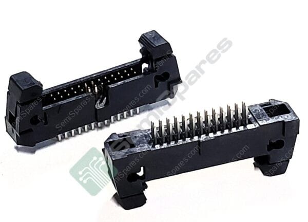 EHF-113-01-F-D | CONNECTOR HEADER THROUGH HOLE 26 POSITION 0.050" MALE PIN BOARD TO CABLE/WIRE SHROUDED 4 WALL SOLDER LATCH LOCK EJECT HOOKS 1.75A - Image 3