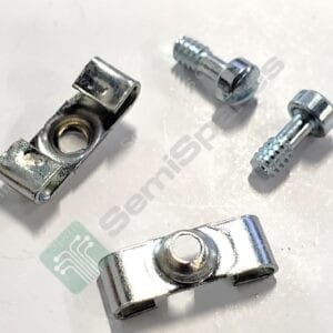 160-000-001-051 | JACKSCREW SLOTTED FOR D-SUB CONNECTORS CLIP KIT TO INCLUDE 2 SCREWS, 2 CLIPS
