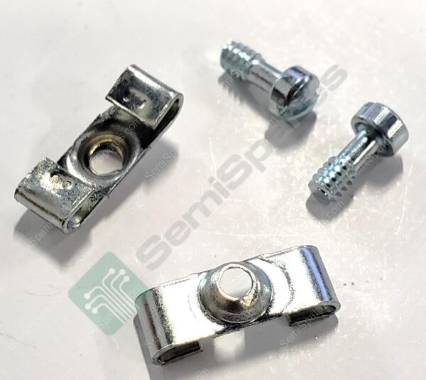 160-000-001-051 | JACKSCREW SLOTTED FOR D-SUB CONNECTORS CLIP KIT TO INCLUDE 2 SCREWS, 2 CLIPS