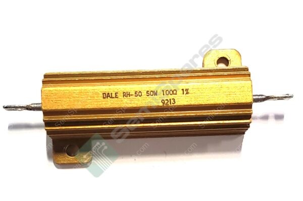 RH050100R0FC02 | 100 OHMS +-1% 50W WIREWOUND CHASSIS MOUNT RESISTOR MOISTURE RESISTABT ALUMINUM SOLDER LUGS