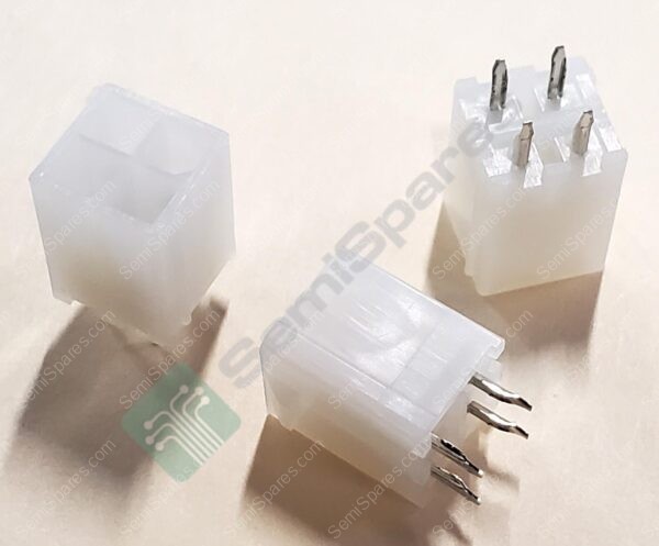0039281043 | CONNECTOR HEADER VERT 4 POSITION THROUGH HOLE 0.165" MALE PINS BOARD TO CABLE/WIRE SHROUDED 4 WALL SOLDER LOCKING RAMP - Image 3