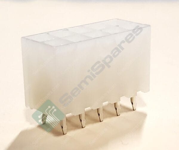0039281103 | CONNECTOR HEADER THROUGH HOLE 10 POSITION 0.165" MALE PINS SHROUDED 4 WALL SOLDER LOCKING RAMP