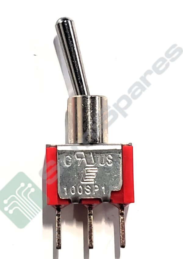 100SP1T1B4M2QE | TOGGLE SWITCH SPDT THROUGH HOLE 120V AC 28V DC STANDARD ROUND PC PIN UNTHREADED