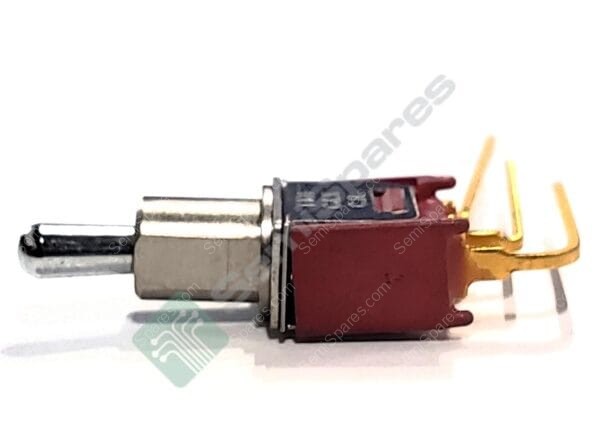 T101MH9AVBE | TOGGLE SWITCH SPDT THROUGH HOLE RIGHT ANGLE VERTICAL 20V AC 20V DC STANDARD ROUND NON-ILLUMINATED PC PIN UNTHREADED - Image 2
