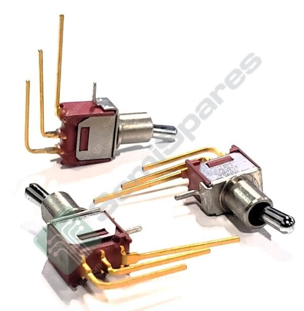 T101MH9AVBE | TOGGLE SWITCH SPDT THROUGH HOLE RIGHT ANGLE VERTICAL 20V AC 20V DC STANDARD ROUND NON-ILLUMINATED PC PIN UNTHREADED - Image 3