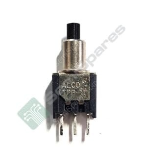 TPB11FGPC0 | PUSH BUTTON SWITCH SPDT STANDARD THROUGH HOLE 20V AC, DC ROUND PLUNGER PC PIN
