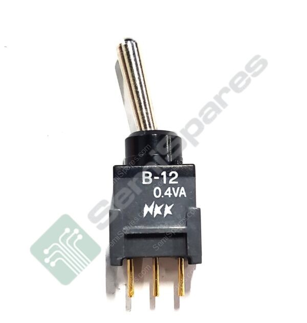 B12AP | TOGGLE SWITCH SPDT THROUGH HOLE 28V AC, DC STANDARD ROUND NON-ILLUMINATED PC PIN UNTHREADED